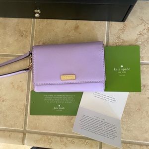 Lavender Kate Spade clutch/wristlet